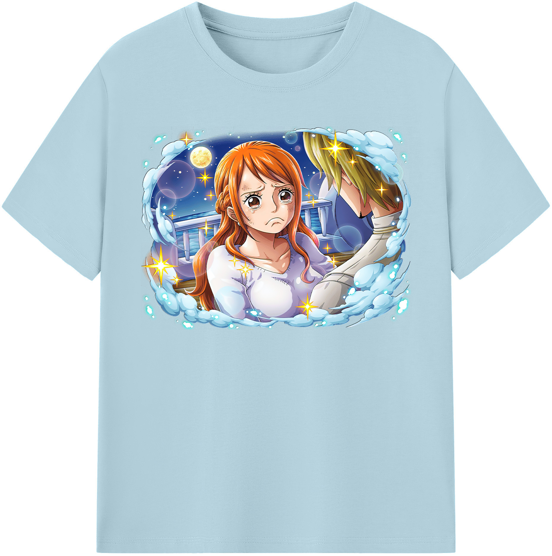 ワンピース ナミ ONE PIECE Nami 綿100％半袖Tシャツ（フロントプリント）